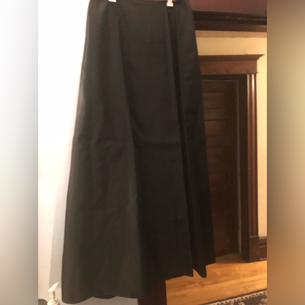 August Hale Elegant Black Maxi Skirt Sz 6